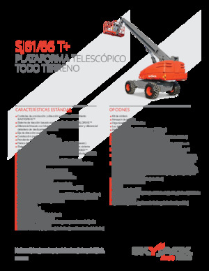 Nacelles télescopiques sur roues Skyjack SJ 66 T+