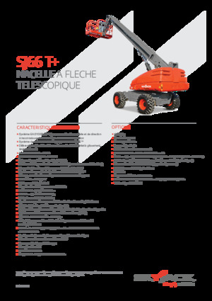 Nacelles télescopiques sur roues Skyjack SJ 66 T+