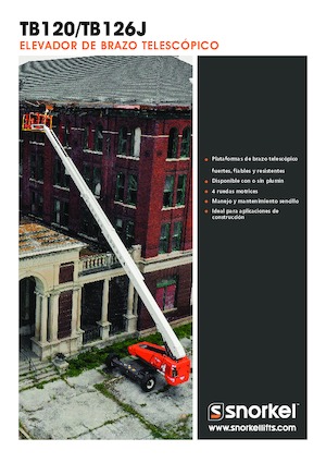 Nacelles télescopiques sur roues Snorkel TB126J