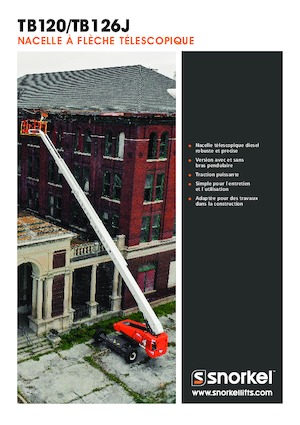 Nacelles télescopiques sur roues Snorkel TB126J