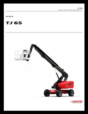 Nacelles télescopiques sur roues Manitou TJ 65