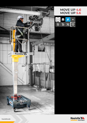 Nacelles à mât vertical unique Haulotte Move Up 5.6 