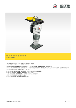 Pilonneuses à essence et diesel Wacker BS 60-2, 11