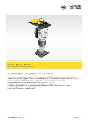 Pilonneuses à essence et diesel Wacker BS 60-2, 11