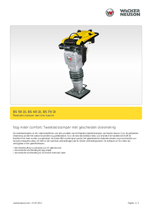 Pilonneuses à essence et diesel Wacker BS 60-2i 11