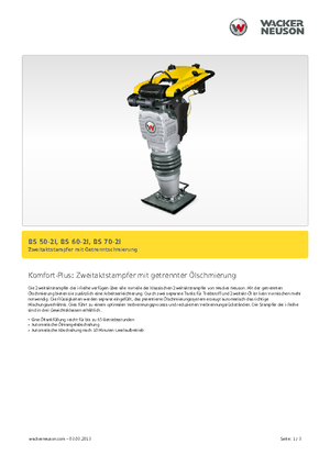 Pilonneuses à essence et diesel Wacker BS 70-2i 11