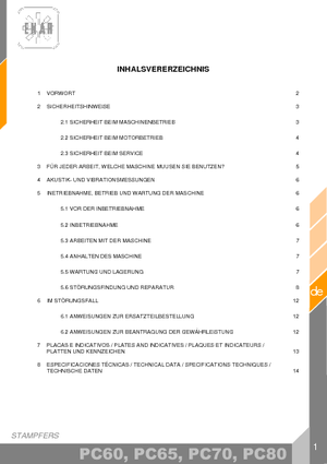 Pilonneuses à essence et diesel Enar PC 65 R2T