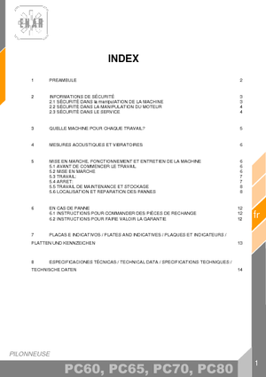 Pilonneuses à essence et diesel Enar PC 65 R2T