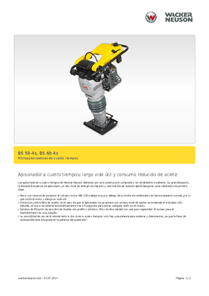 Pilonneuses à essence et diesel Wacker Neuson BS 60-4 As 11