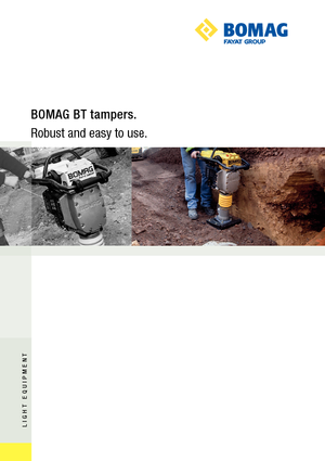 Pilonneuses à essence et diesel Bomag BT 60/4