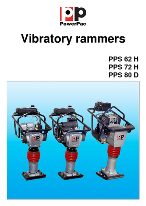 Pilonneuses à essence et diesel PowerPac PPS 62 H