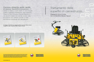 Truelles à conducteur accompagnant Wacker Neuson CT 36-5 A
