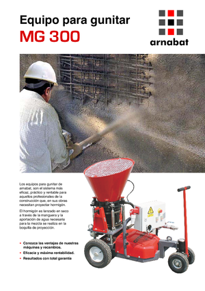 Machines à béton projeté Arnabat MG 300