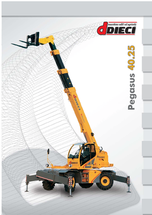 Chariot Élévateur avec châssis tounant Dieci Pegasus 40.25