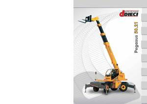 Chariot Élévateur avec châssis tounant Dieci Pegasus 50.21