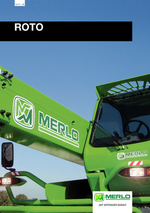 Chariot Élévateur avec châssis tounant Merlo Roto 60.24 MCSS