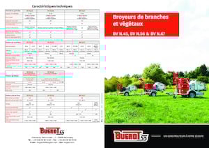 Déchiqueteuses de bois Bugnot BV-N 56 CH 37 E
