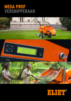 Déchiqueteuses de bois Eliet Mega Prof