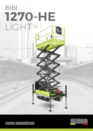 Nacelles ciseaux sur chenilles Almac Bibi 1270-HE 