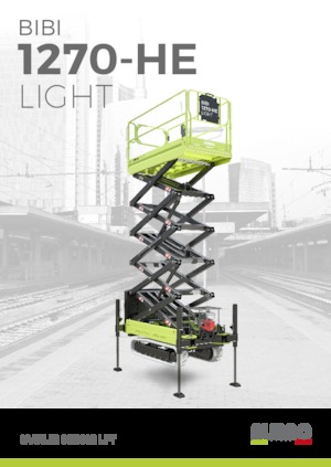 Nacelles ciseaux sur chenilles Almac Bibi 1270-HE 