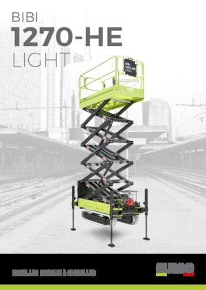 Nacelles ciseaux sur chenilles Almac Bibi 1270-HE 