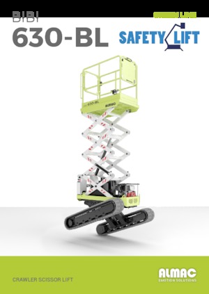 Nacelles ciseaux sur chenilles Almac Bibi 630-BL 