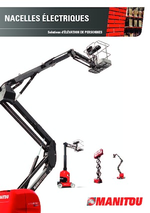 Nacelles ciseaux X su roues Manitou 100 SEC