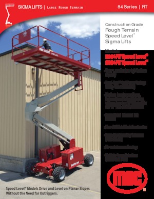 Nacelles ciseaux X su roues MEC 2684RT