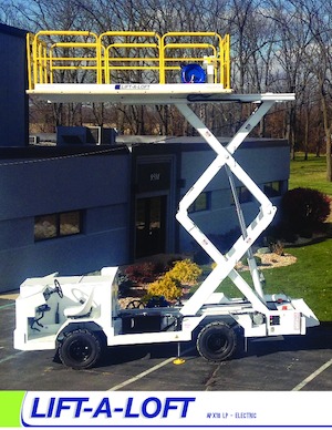 Nacelles ciseaux X su roues Lift-A-Loft APX16