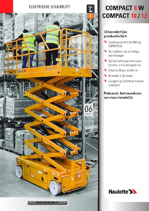 Nacelles ciseaux X su roues Haulotte Compact 10