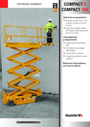 Nacelles ciseaux X su roues Haulotte Compact 10N