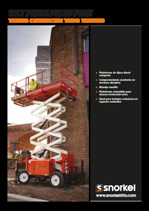 Nacelles ciseaux X su roues Snorkel S2770RT