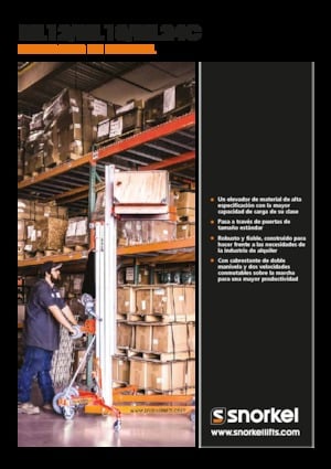 Nacelles ciseaux X su roues Snorkel S3010P