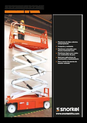 Nacelles ciseaux X su roues Snorkel S3226E