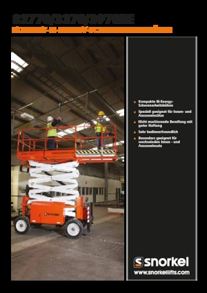 Nacelles ciseaux X su roues Snorkel S3370BE