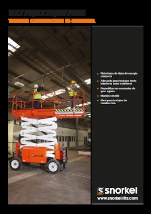 Nacelles ciseaux X su roues Snorkel S3370BE