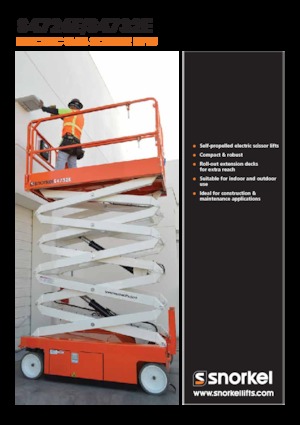 Nacelles ciseaux X su roues Snorkel S4732E