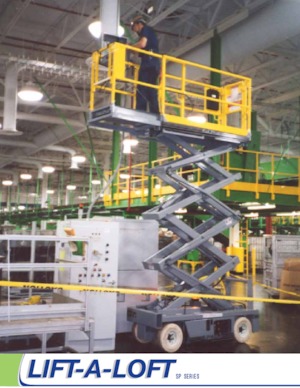 Nacelles ciseaux X su roues Lift-A-Loft SPN20