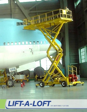 Nacelles ciseaux X su roues Lift-A-Loft SPX32 