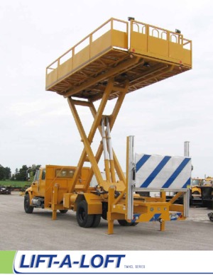 Nacelles ciseaux X su roues Lift-A-Loft TMHCL