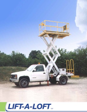 Nacelles ciseaux X su roues Lift-A-Loft TMP-15 