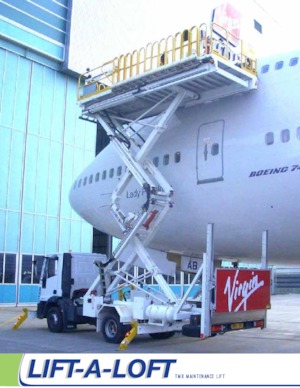 Nacelles ciseaux X su roues Lift-A-Loft TMX32-15