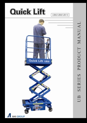 Nacelles ciseaux X su roues AHI UB8