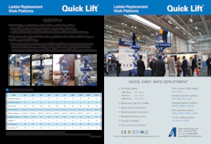 Nacelles ciseaux X su roues AHI UB8