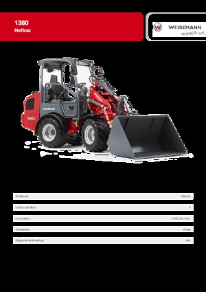 Valet de ferme Weidemann 1380