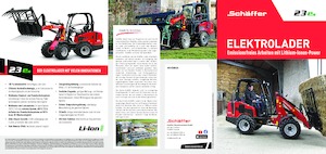 Chargeuses électriques sur pneus Schäffer 23e 