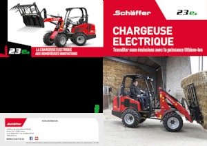 Chargeuses électriques sur pneus Schäffer 23e 