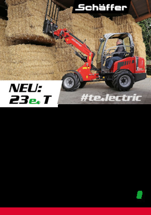Chargeuses électriques sur pneus Schäffer 23e T 