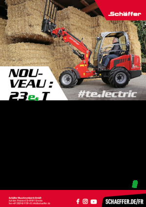 Chargeuses électriques sur pneus Schäffer 23e T 
