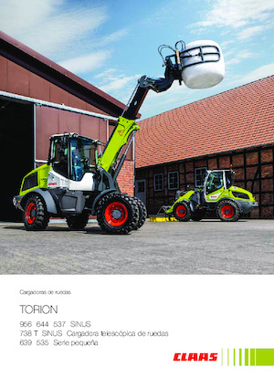 Valet de ferme Claas Torion 535
